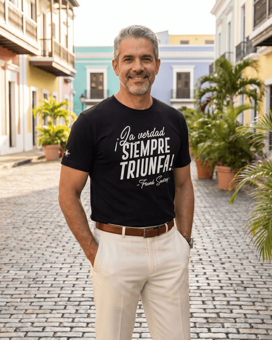 MetabolismoTV Camiseta “La verdad siempre triunfa” – Frank Suárez | Color Negro - Camiseta de manga corta unisex