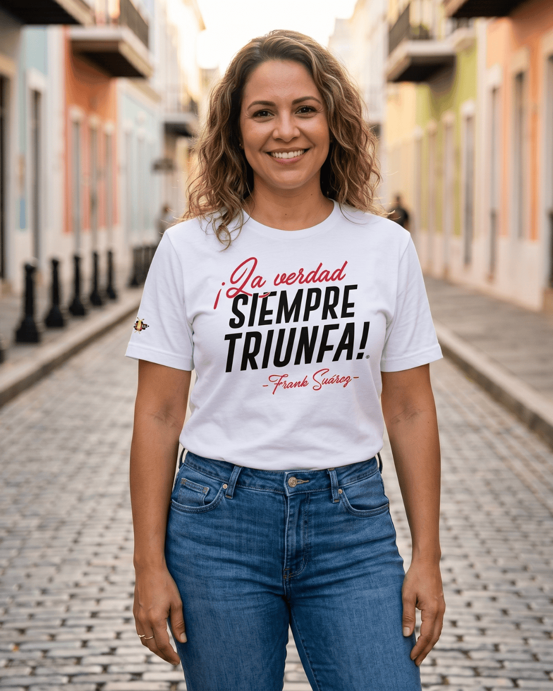 MetabolismoTV Camiseta “La verdad siempre triunfa” – Frank Suárez | Camiseta de Manga Corta Blanca Unisex