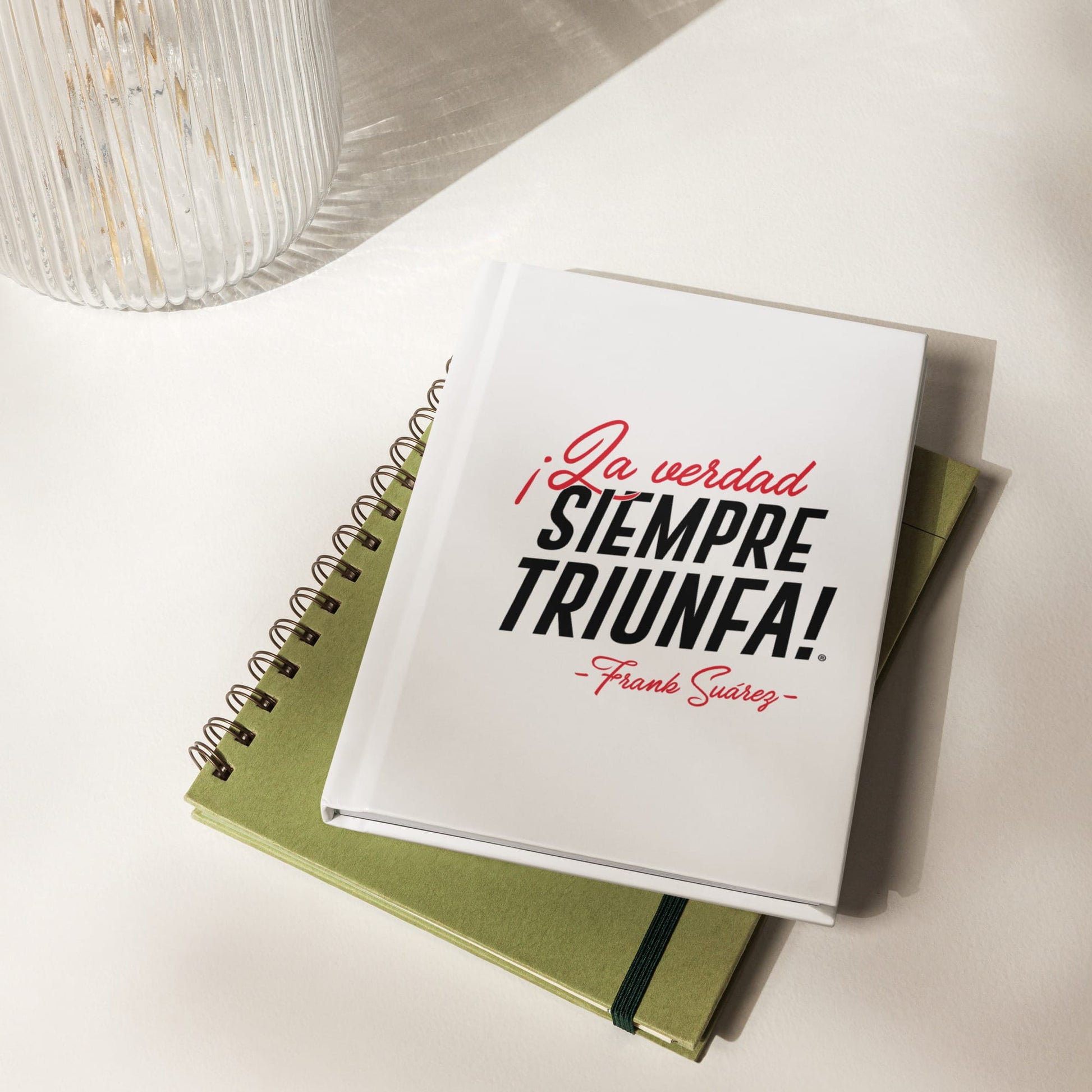 MetabolismoTV POSTCARD Libreta “La verdad siempre triunfa” – Frank Suárez | Cuaderno de tapa dura mate