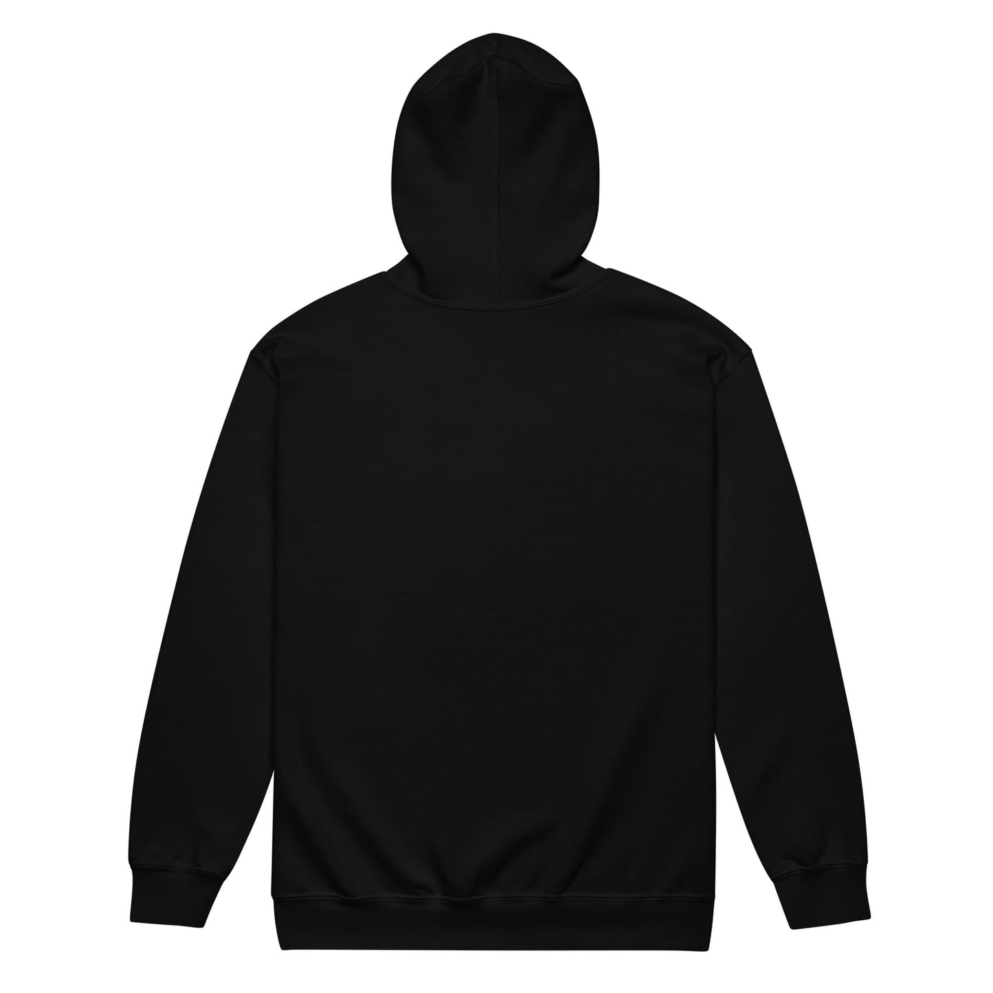 MetabolismoTV Sudadera  “La verdad siempre triunfa” – Frank Suárez | con Zipper Unisex con capucha negra y bordado en color blanco